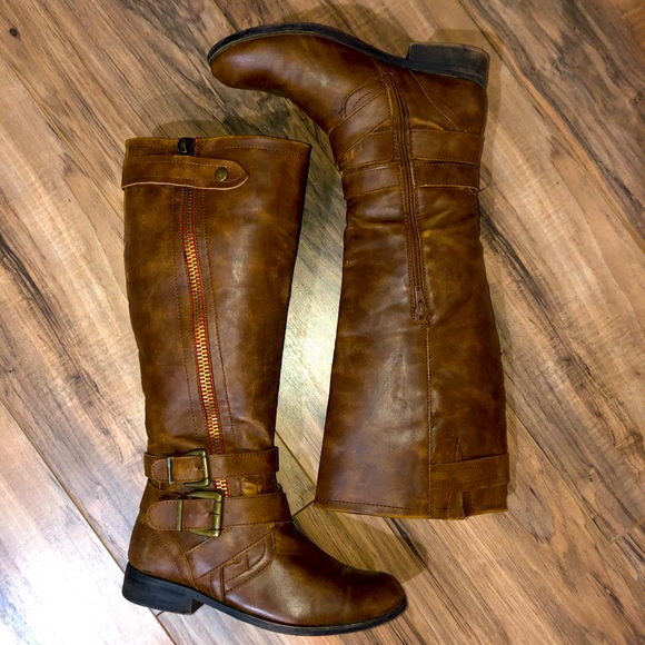 Madden Girl Shoes - Madden Girl Brown Tall Boots